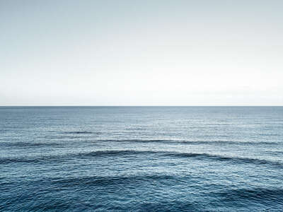  Minimalist nature art: Sea #9 by Wolfgang Uhlig